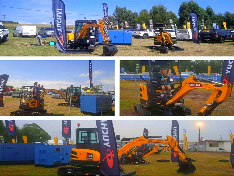 Yuchai Compact Excavators Shine at the 2025 VKB Bieliemielie Festival in South Africa