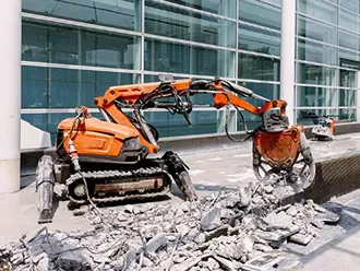 Applications of Remote-Controlled Demolition Robots