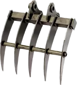 Excavator Rake