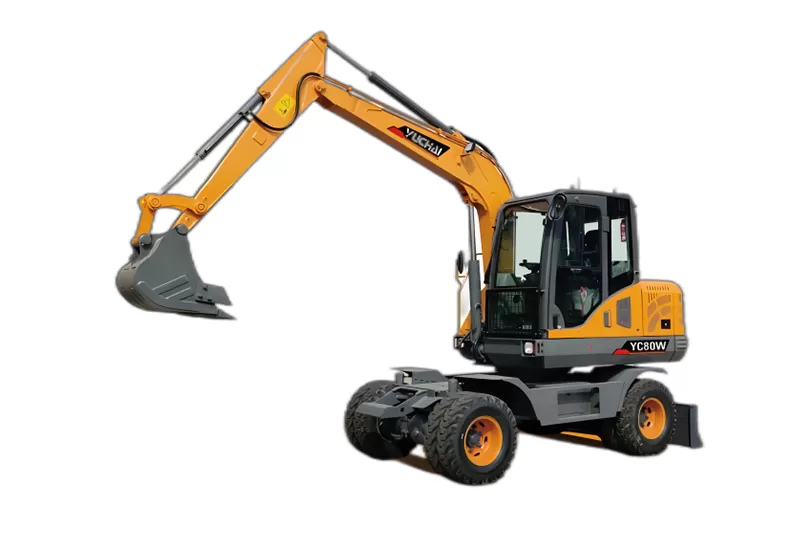 Yuchai YC90W wheel excavator